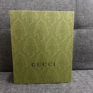 Gucci Green Magnetic Gift Box Empty Luxury Packaging L27xW22xH12cm Authentic - Picture 1 of 4