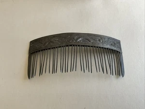Antique Ladies Hair Clip (Bronze?? Silver??) Sea Dragon Design 4.5 in - Picture 1 of 6