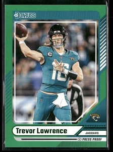 2024 Donruss #271 Trevor Lawrence Press Proof Green Jacksonville Jaguars - Picture 1 of 2