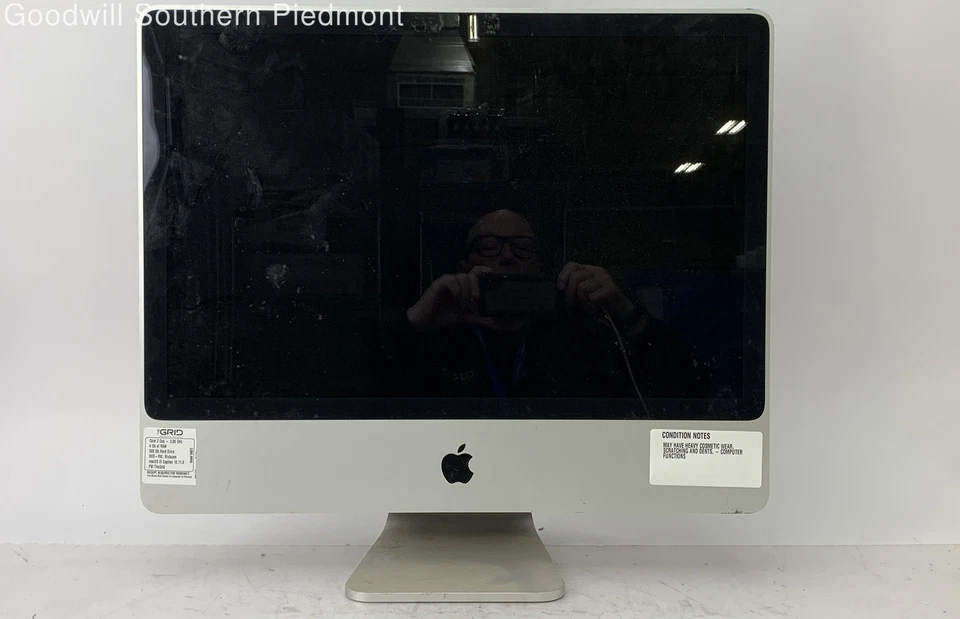 Apple iMac 24" Early 2008 Intel Core 2 Duo E8435 3.06GHz 4GB RAM 500GB HDD - Image 1 of 4