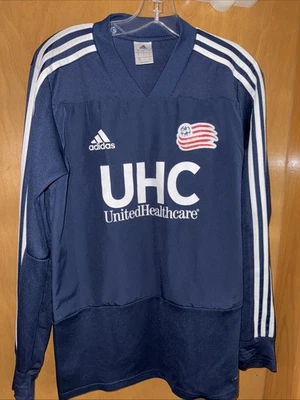 ADIDAS NEW ENGLAND REVOLUTION LONGSLEEVE TRAINING S JERSEY (B73) - Image 1 of 4