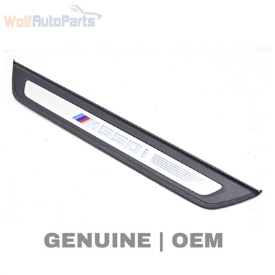 BMW M550I XDRIVE G30 18-23 4,4 L - Placa de umbral de puerta delantera / panel de desgaste (M550i) Foto 1 de 4