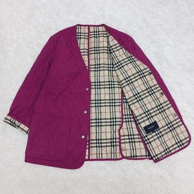 ✨Artículo extremadamente hermoso✨Talla 42✨Chaqueta acolchada Burberry London púrpura Foto 1 de 4