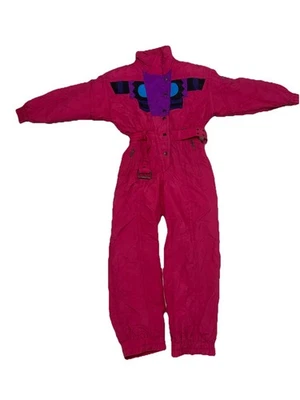 ROPA DE ESQUÍ TIROLIA VINTAGE AÑOS 90 AISLADA UNA PIEZA INVIERNO TALLA 6 PETITES Foto 1 de 4