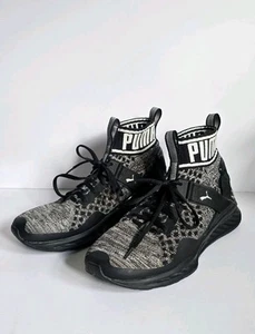 Puma evoKNIT Ignite Negro Gris | Reino Unido Talla 7 | Usado Sin Caja - Imagen 1 de 9
