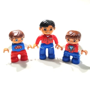 Lego Duplo Man Figure + Two Boys C8 - Picture 1 of 1