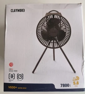 V600+ Rechargeable Camping Fan(Warm Grey) – 7,800 Mah Battery Operated Portable - Picture 1 of 5