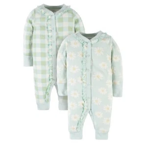 Cubiertas Gerber Modern Moments bebé niña de 2 piezas como nuevas/margarita talla recién nacido - Imagen 1 de 4