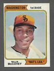 1974 Topps Baseball #250 Willie McCovey Washington Variation NM card Near Mint