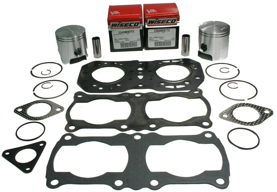 Polaris Indy 440, 1992-1998, Wiseco Std conjunto de pistões e juntas; kit de reconstrução do motor - Imagem 1 de 1