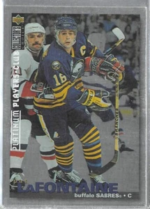1995-96 Collector's Choice Player's Club Platinum #157 Pat LaFontaine - Picture 1 of 2