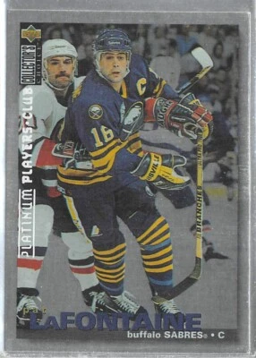 1995-96 Collector's Choice Player's Club Platinum #157 Pat LaFontaine - Image 1 of 2