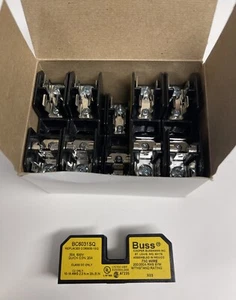Lot of 10 pcs Brand New of Buss BC6031SQ Fuse Holder Blocks - Picture 1 of 6