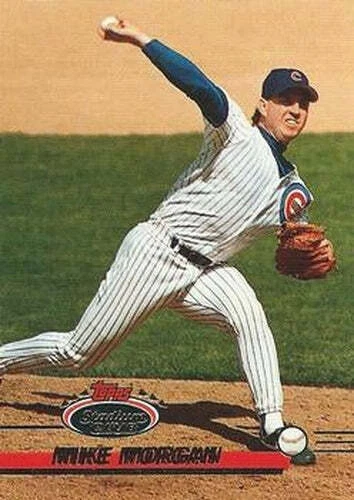 #285 Mike Morgan - Chicago Cubs - 1993 Stadium Club Baseball - Image 1 of 1