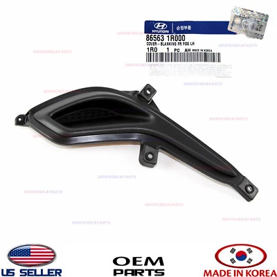 ✅Genuino✅ Cubierta de luz antiniebla DELANTERA IZQUIERDA lado del conductor OEM Hyundai ACCENT 2012-17 Foto 1 de 4