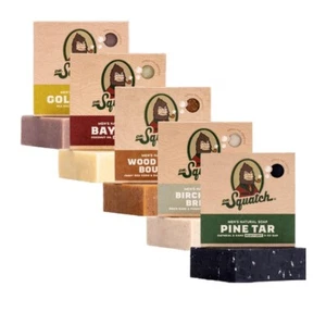 Dr. Squatch All Natural Soap Bar for Men, 5 Bar Variety Pack 5oz (5 x 5oz Bars) - Picture 1 of 1