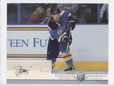 2006-07 Upper Deck Be A Player Portraits Signature Bill Guerin #SP-GU Auto