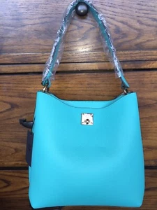 MCM Fontanellas Park Ave Milla Medium Leather Hobo Oasis Green *New* MSRP $750 - Picture 1 of 12