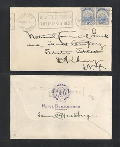 1928 ITALY ADVERTISING COVER PENSIONE GIRARDET + ROME SLOGAN CANCEL - Picture 1 of 1