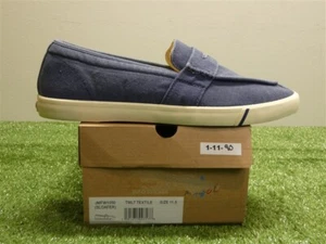 Johnnie-O Sloafer Men's Loafer Size 11.5 Shoes Navy Blue Textile New - Picture 1 of 6