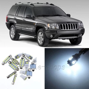 Bright White 16pcs Interior LED Light Kit for 1998-2004 Jeep Grand Cherokee WJ - Picture 1 of 8