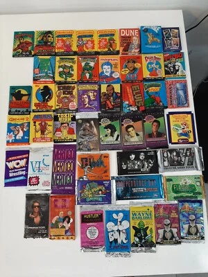 Assorted Vintage Trading Card Wax Packs / Stickers & Empty Boxes - Image 1 of 2
