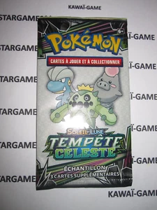 POKEMON BOOSTER ECHANTILLON FRANCAIS TEMPÊTE CELESTE scéllé NEUF VERY RARE - Picture 1 of 5