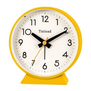 4.5" Battery Operated Antique Retro Analog Alarm Clock Silent with Night Light - Picture 1 of 6