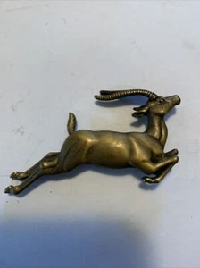 Art Deco Impala Brooch  Pin   - Picture 1 of 4