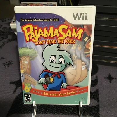 Pajama Sam: Don't Fear the Dark (Nintendo Wii, 2008) Complete In Box Majesco - Image 1 of 4