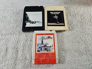 Eric Clapton- 8-Track Lot Of Three 8-Track Lot of  three. FREE SHIPPING! - Imagen 1 de 5