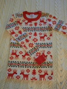 Hanna Andersson Dear Deer Pajama Top sz 140 US kids 10 - Picture 1 of 2