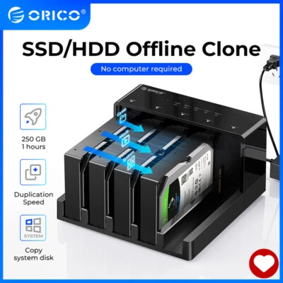 ORICO 5 Bay External Hard drive Docking Station with Duplicator for 2.5/3.5" HDD - Image 1 of 4