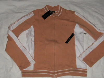 Chaqueta BCBG MaxAzria para mujer talla L cremallera frontal puesta de sol melocotón nueva con etiquetas vintage Y2K Foto 1 de 3