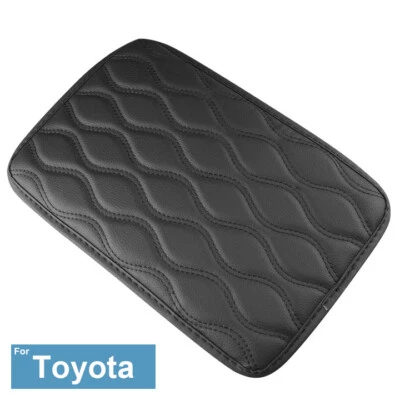 For Toyota Car Center Console Lid Box Protector Mat PU Leather Armrest Cushion Foto 1 de 4
