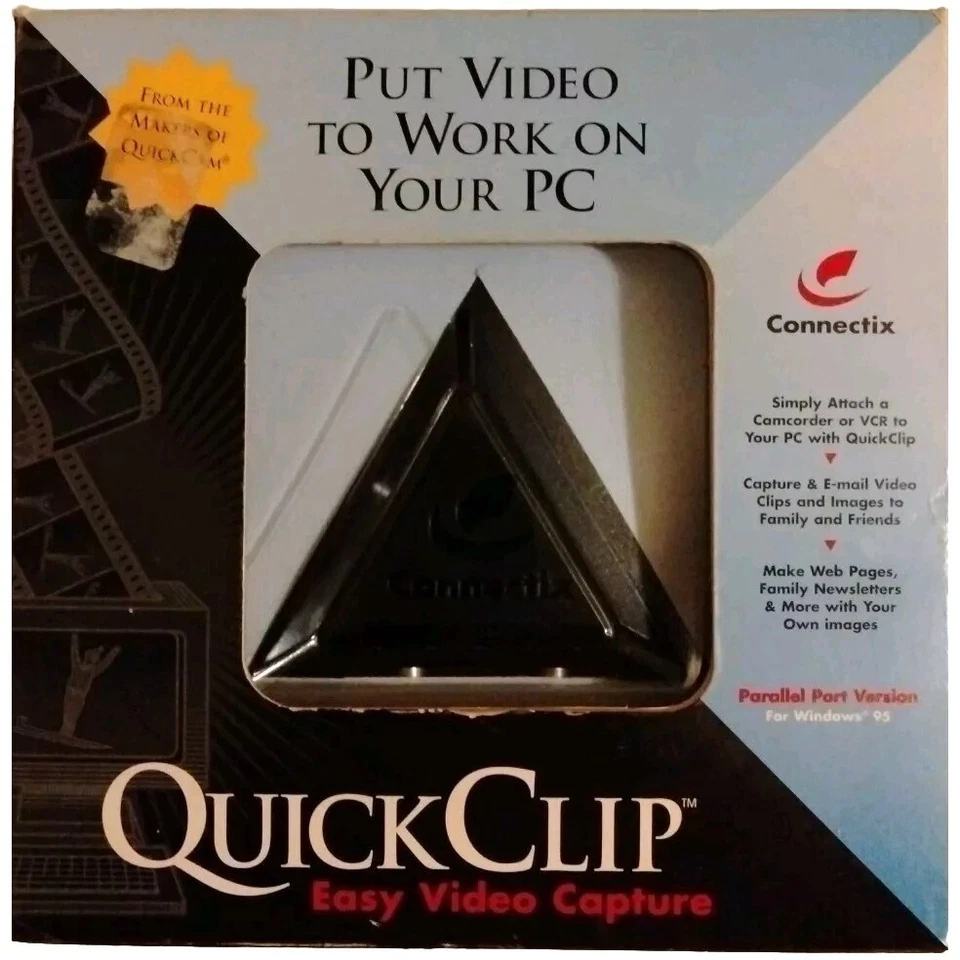 QuickClip Video Capture W95 by Connectix #1001-650-001 - Image 1 of 1