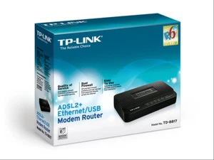 TP Link Ethernet USB Modem Router TD-8817 ADSL2 Brand New & Sealed Easy Setup - Photo 1/3