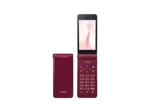 SHARP AQUOS KEITAI RED SH-N01 Android Flip Phone SIM Unlocked 601SH JAPAN - Picture 1 of 6