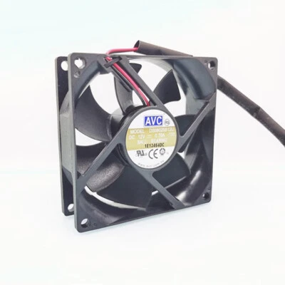 AVC DS08025B12U 80*80*25MM 8CM DC12V 0.70A 2Pin Cooling Fan - Image 1 of 3