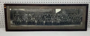 Framed Pano Photograph 1922 Order Railway Conductors 37th Grand Div Cleveland OH - Picture 1 of 12