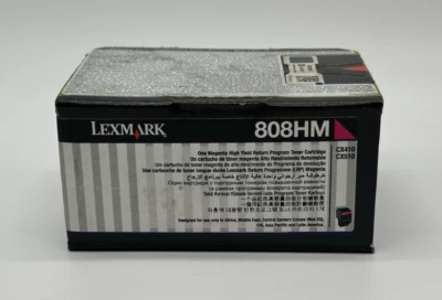 Lexmark 80C8HM0 Magenta Toner Cartridge - Image 1 of 3