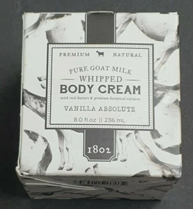 BEEKMAN 1802 GOAT MILK WHIPPED BODY CREAM VANILLA ABSOLUTE - Picture 1 of 11