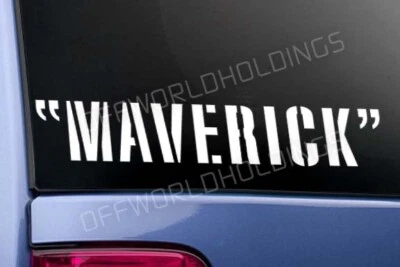 TOP GUN sticker MAVERICK CALL SIGN decal VF 1 F14 Tomcat Naval Aviation