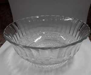 HobStar Vintage Style Cut Glass 7 1/2" Dia. x 3" Hgt. Serving Bowl Set of 2 New - Picture 1 of 8