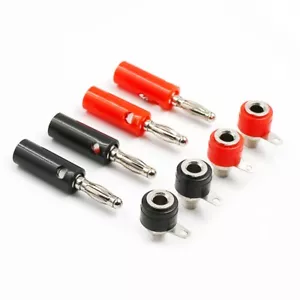4mm Banana Socket Female Male Connector Plug Female Nickel Plated Parts - Picture 1 of 11