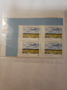 Canada 2006 Art -Dorothy Knowles #2147 Set of 4 Inscription Corner Blocks - Picture 1 of 1