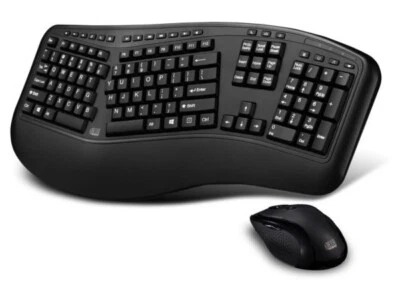 Adesso wireless ergonomic keyboard and laser Tru-Form Media 1500 - WKB-1500GB - Image 1 of 3