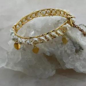 22k Gelbgold Perle Set indisches Armband - Bild 1 von 11