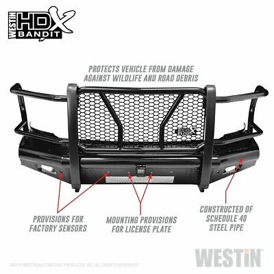 Westin HDX Bandit Front Bumper for 2010-2018 Ram 2500 3500 58-31175 Foto 1 de 4