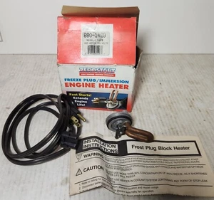 Zerostart Freeze Plug Immersion Engine Heater Model 1428 8801428 New Old Stock - Foto 1 di 4